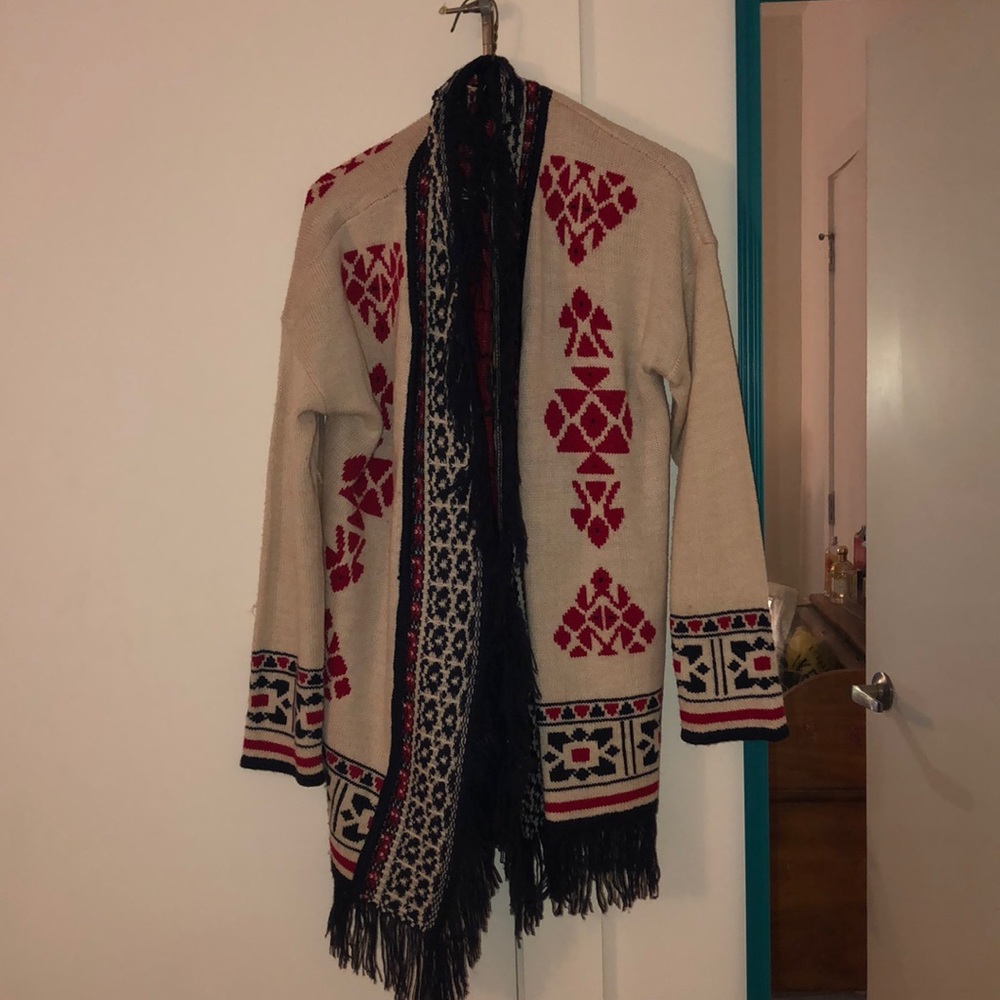 Pink Rose Tribal Sweater!!